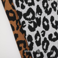 cvc brushed custom animal print fleece fabric